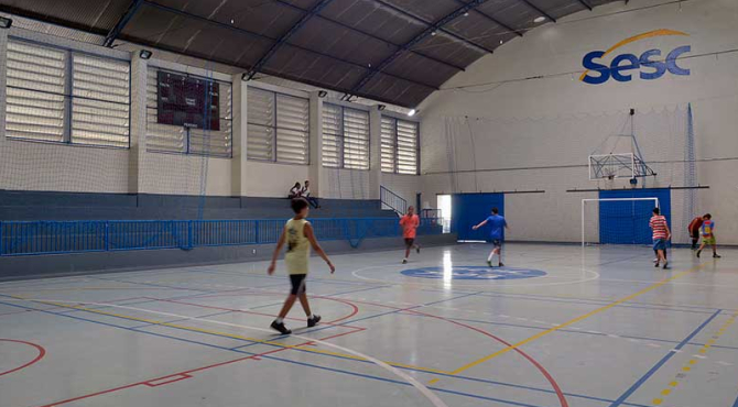 quadra Sesc São João de Meriti