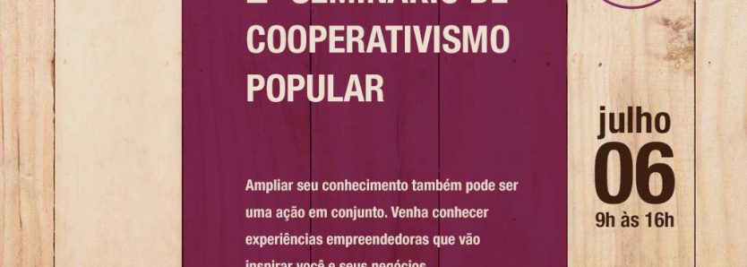 sesc seminario cooperativismo popular