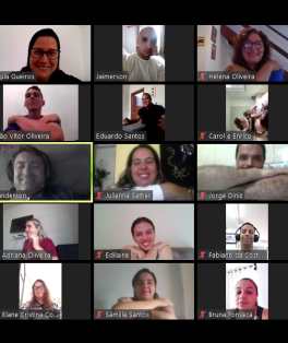 Comunicação Interna - #ConectadospeloSocial - dia do abraço