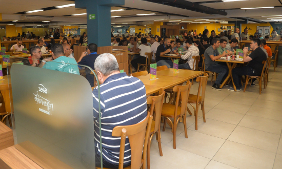 Reabertura do restaurante Sesc RJ no Norte Shopping