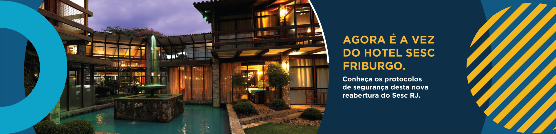 Hotel Sesc Nova Friburgo reabre dia 13/11