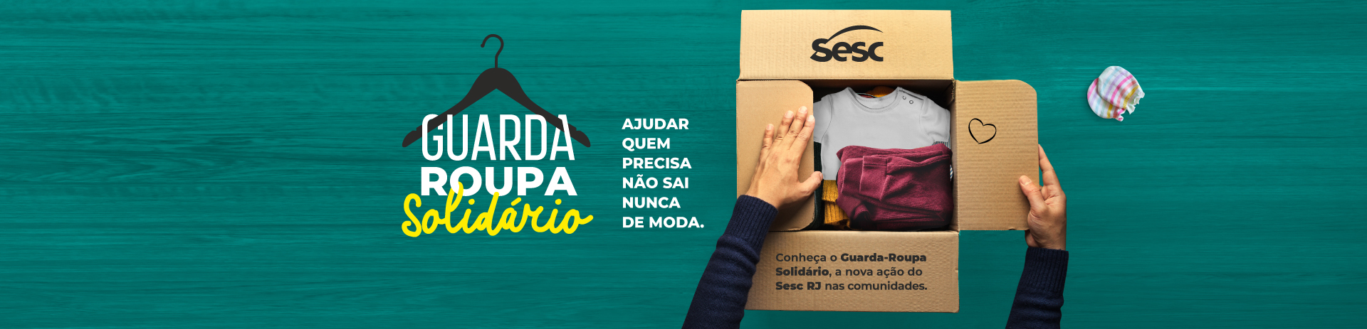 Guarda-roupas Solidários do Sesc RJ