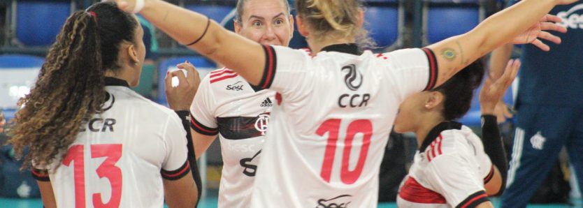 Sesc RJ Flamengo fecha 2020 com vitória na Superliga feminina de vôlei