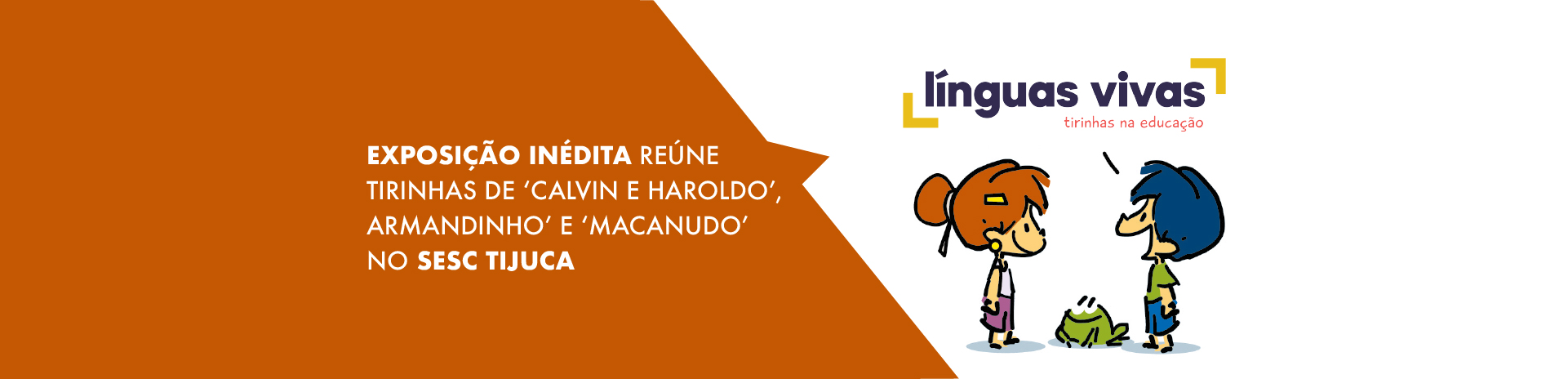 Exposição Línguas Vivas – Tirinhas na Educação