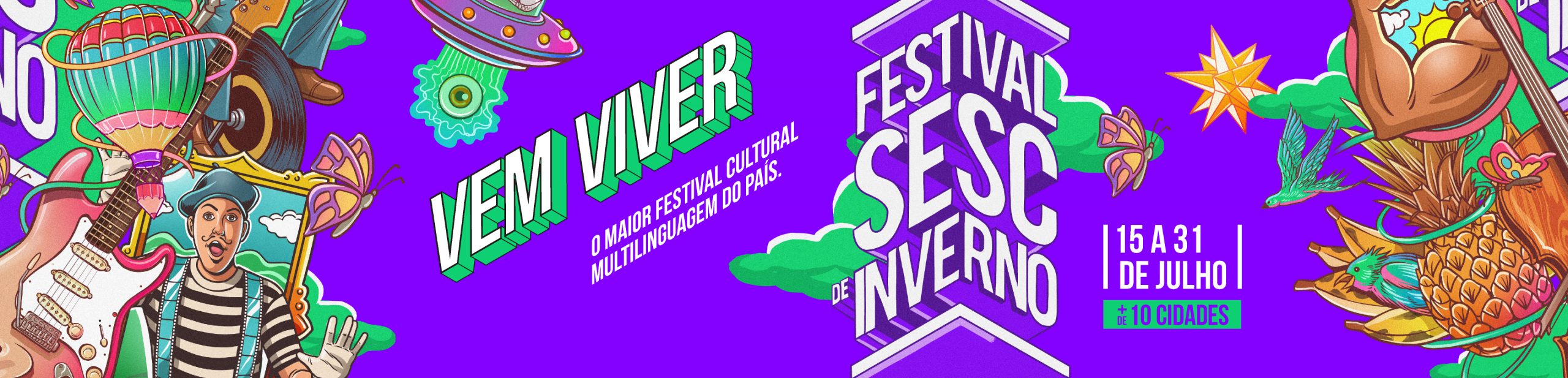 Festival Sesc de Inverno será ampliado para 12 municípios
