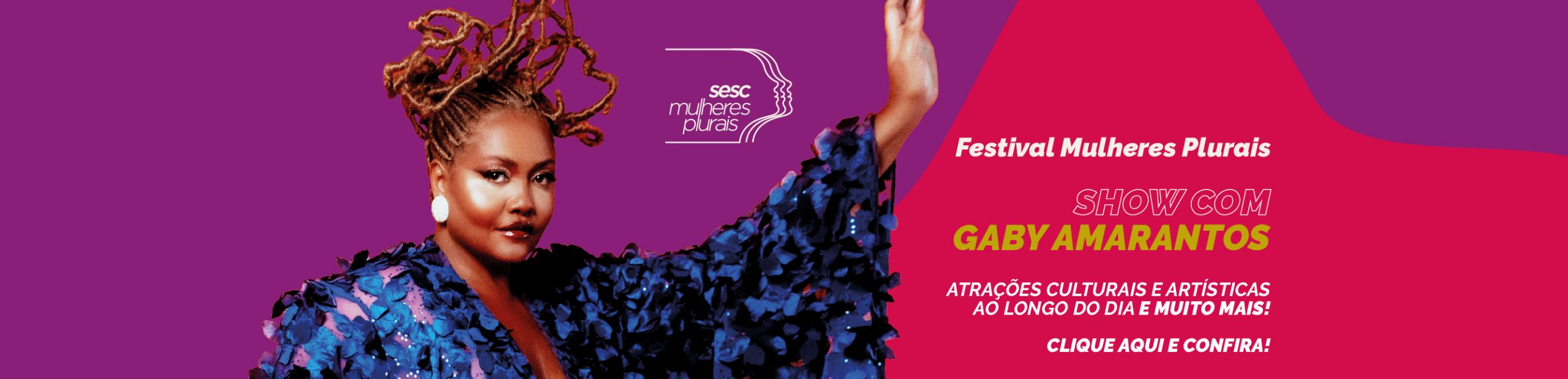 Festival Sesc Mulheres Plurais na Praça Tiradentes