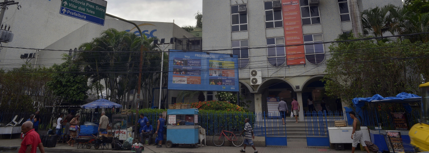 Fachada do Sesc São João de Meriti