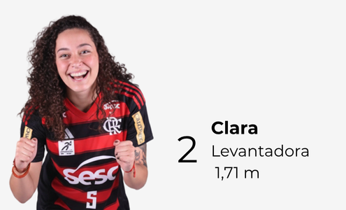 Clara Rodrigues — Levantadora — 1,71 m — 24/03/2005