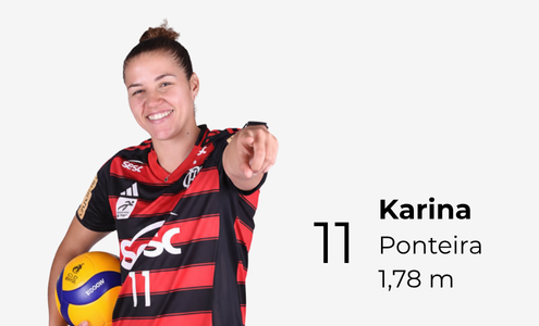 Karina Souza — Ponteira — 1,78 m — 30/11/1998