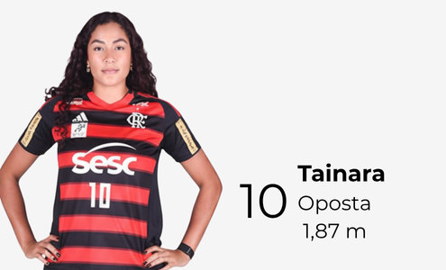 Tainara Santos — Oposta — 1,87 m — 09/03/2000