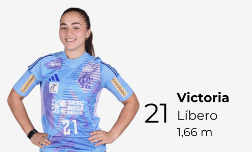 Victoria Stadler — Líbero — 1,66 m — 15/04/2004